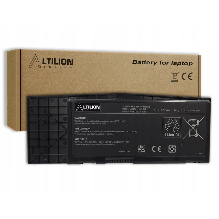 7XC9N BTYVOY1 akkumulátor Dell Alienware M17x R3 / R4-hez