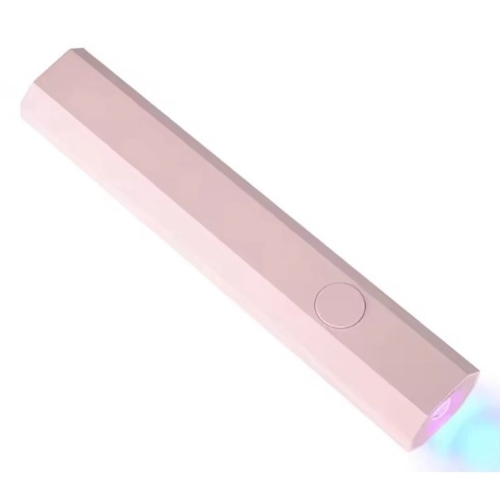 Lampa led tip lanterna hexagonala pink, Sela
