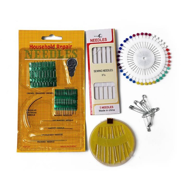 Varrótű készlet, Fém+Pvc