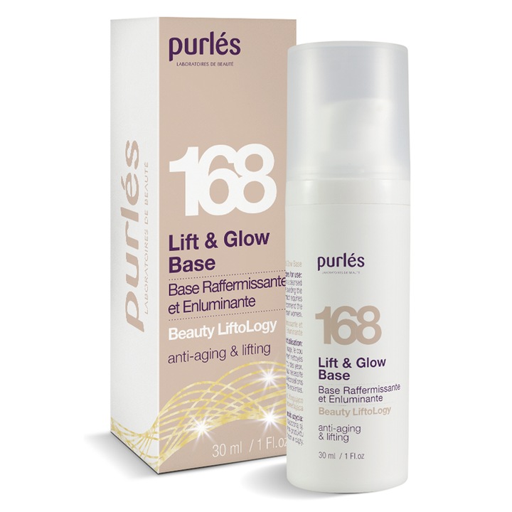 Purles 168 Lift & Glow sminkalap, 30 ml, fakó és fáradt bőrre