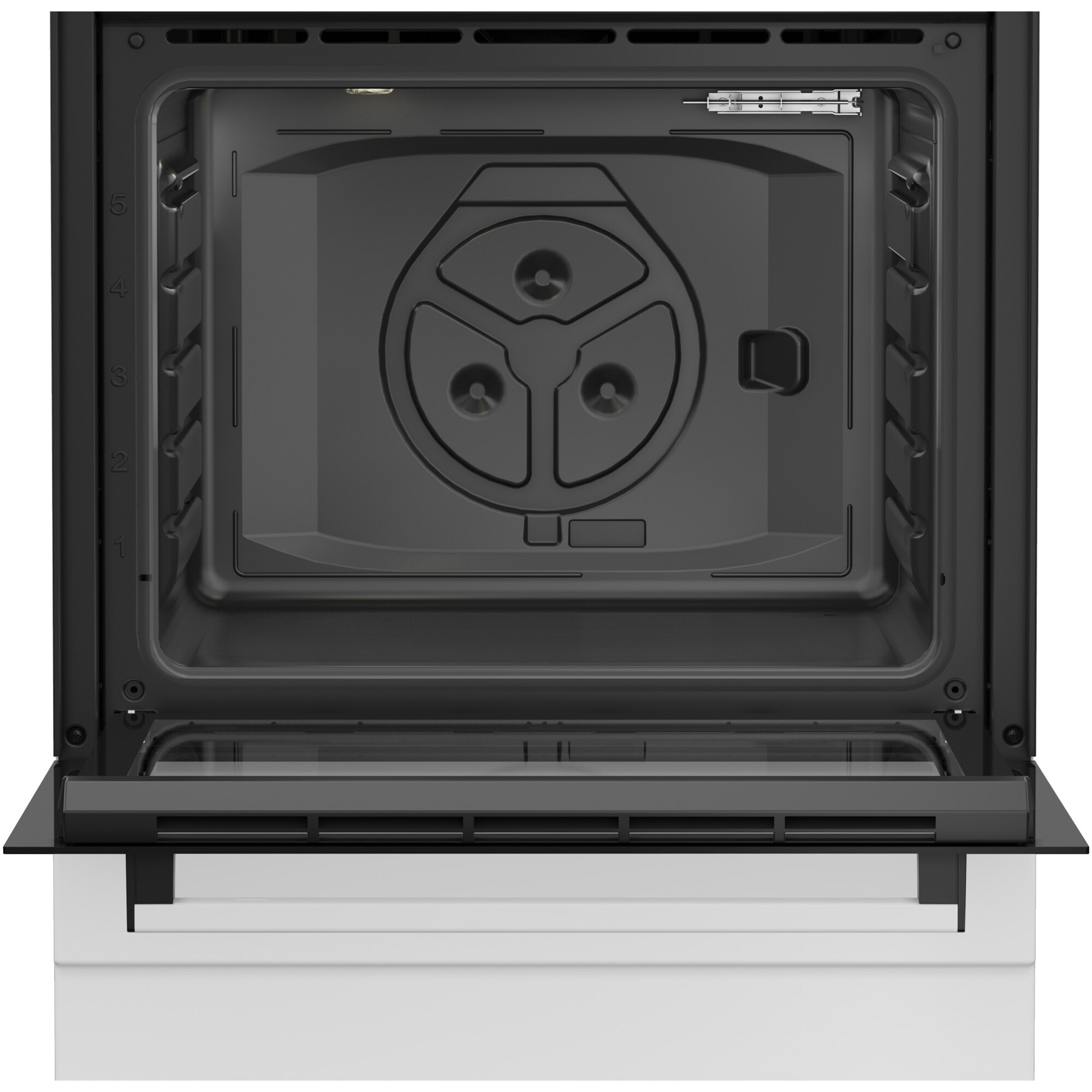 Aragaz Beko FBGT62110GWO, Gaz, 4 arzatoare, Safety Plus, Timer, Aprindere electrica plita/cuptor, Grill gaz, Arzatoare cu eficienta ridicata, 60 cm, Alb