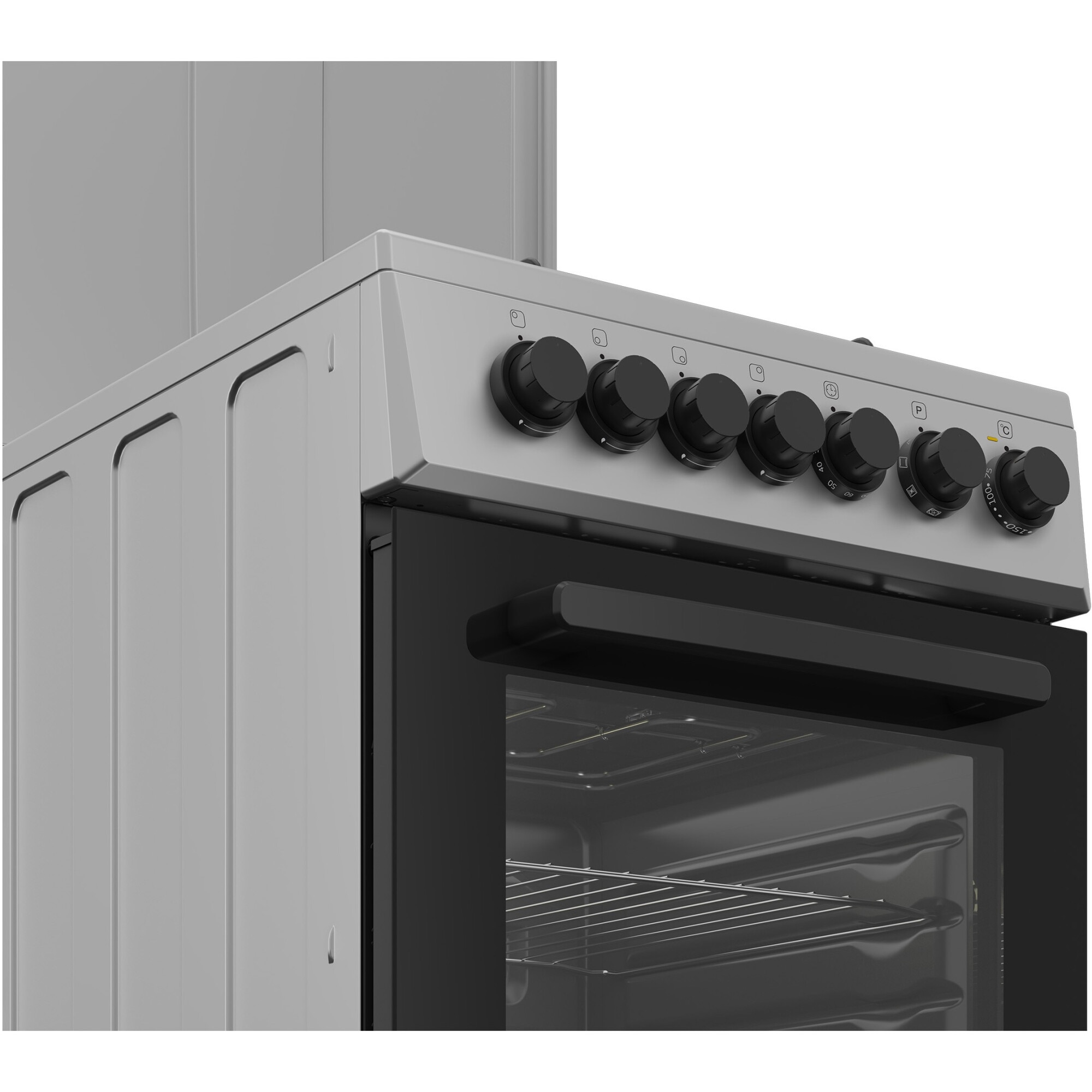 Aragaz Arctic AMG5612GTCLXN, Mixt, 4 arzatoare, Cuptor Electric, 8