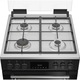 Готварска печка Beko FBSM62530DXMS, Комбинирана, 4 горелки, Вградено електрическо запалване, Чугунени решетки, Каталитично самопочистване, Грил, 3D готвене, Таймер, LED, 60 см, Inox