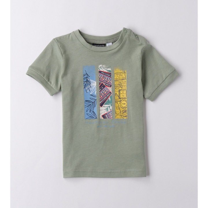 Sarabanda, Havanna mintás fiú póló, Khaki