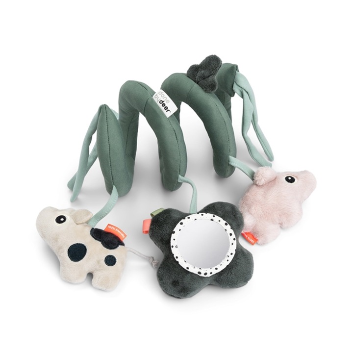 Interaktív játék babáknak, Done by Deer, Tiny Farm, érzékszervi elemek, színes, 15-33x10cm