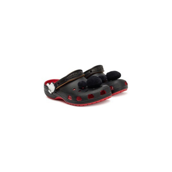 Papuci unisex Crocs, 305353689, Sintetic, Negru, Negru