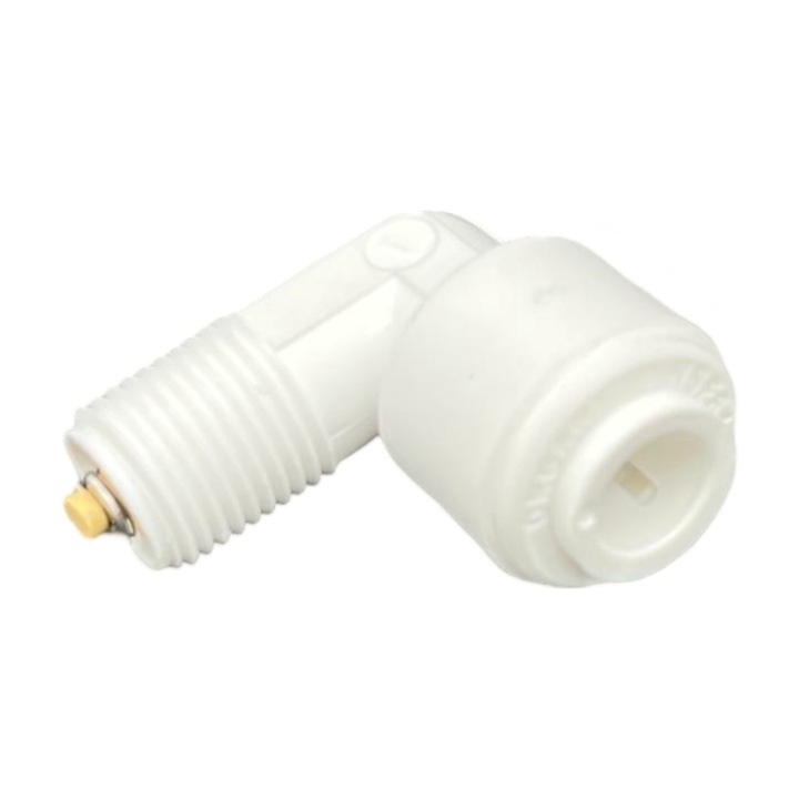 Cot mufa rapida 1/4” la filet exterior 1/8” si supapa de sens