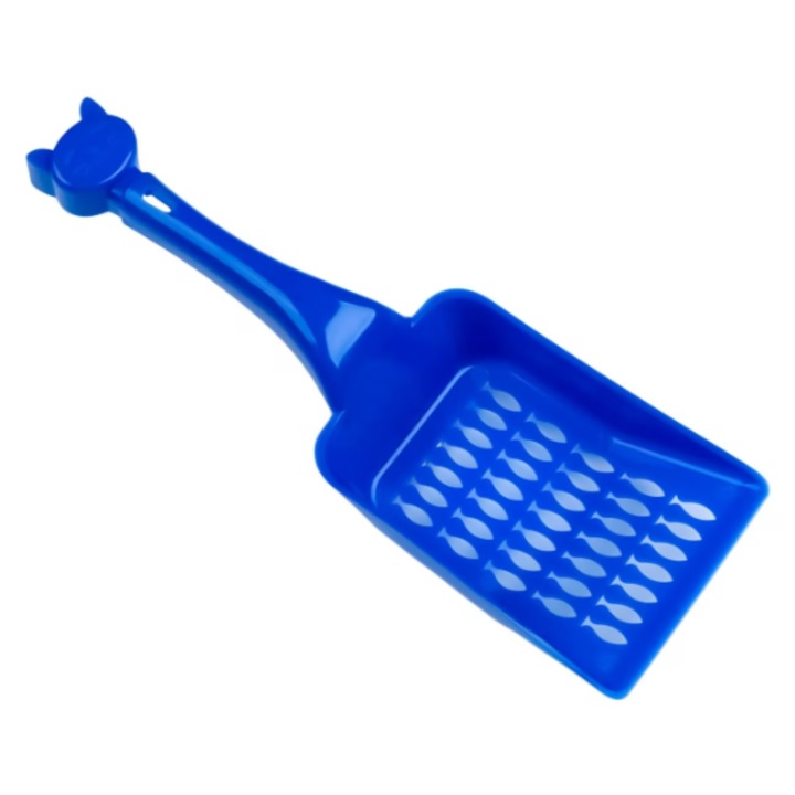 Lopatica Litiera Albastra cu Gauri 27x9cm