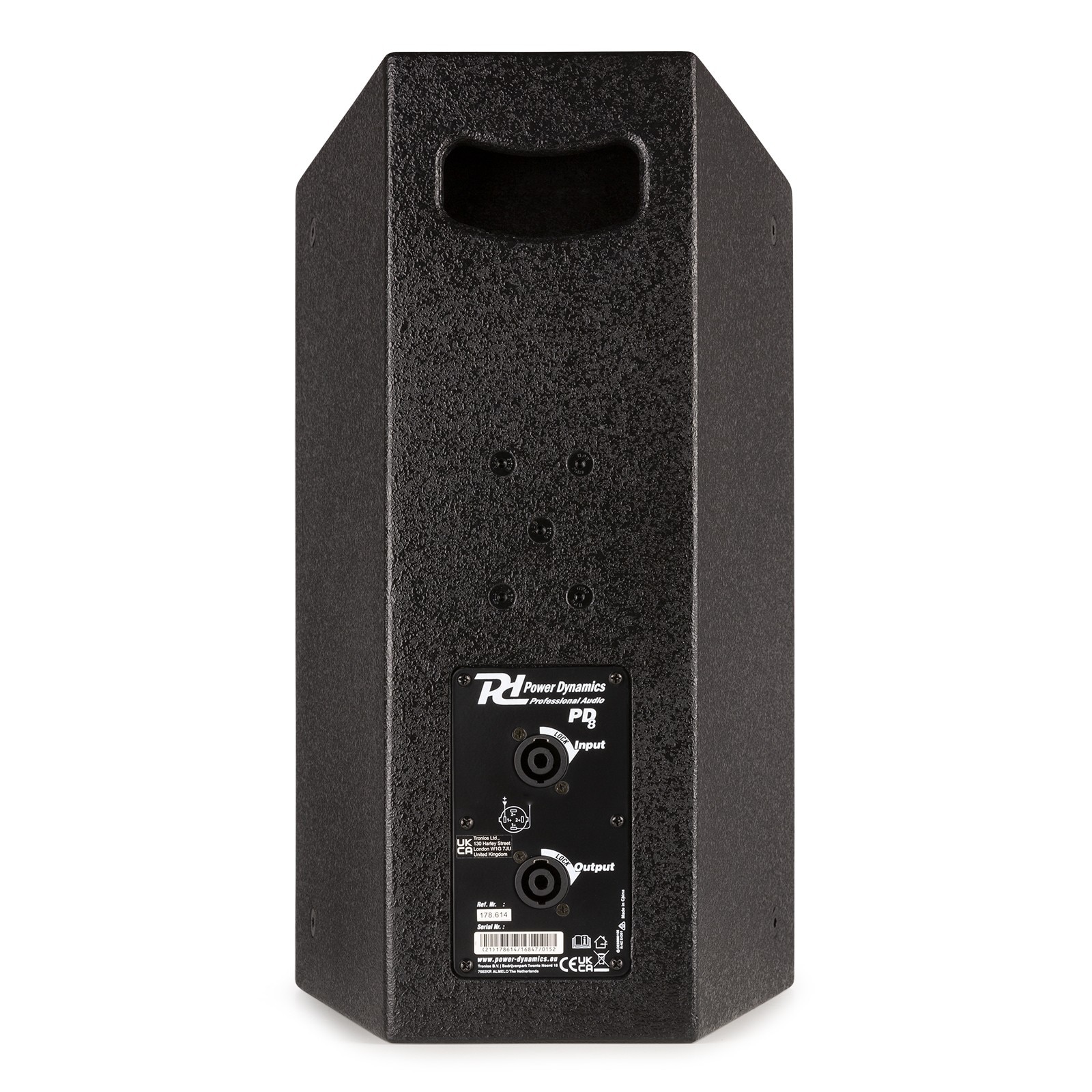 Boxa pasiva, 8" 150W RMS, negru, Power Dynamics PDW8B