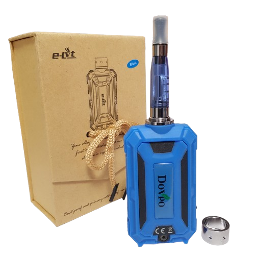 Kit Tigara Electronica E-Lvt Mod cu voltaj variabil si wattaj variabil, acumulator 18650, Albastru