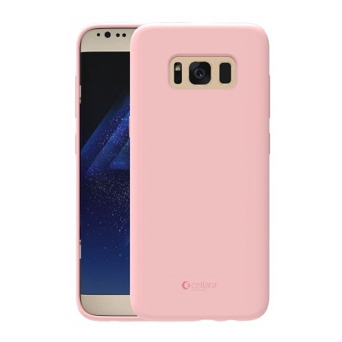 Capac Protectie Spate Cellara Din Silicon Colectia Soft Pentru Samsung S8 - Roz