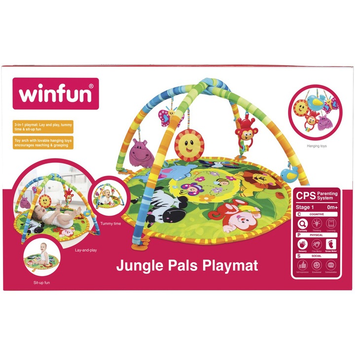 Saltea de joaca Winfun - Prieteni din jungla