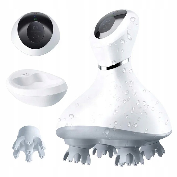 Aparat de masaj electric cu vibratii - 5 W - Alb