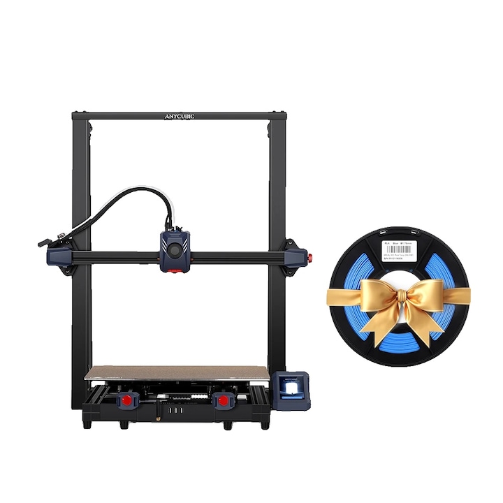 3D принтер, 500 x 420 x 420 mm, скорост на печат 500 mm/s, комплект с 1 kg PLA, многоцветен