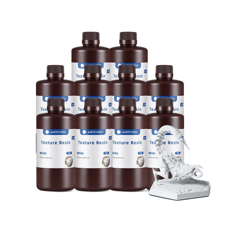 Rasina 3D, alb, 10kg, set de sticle