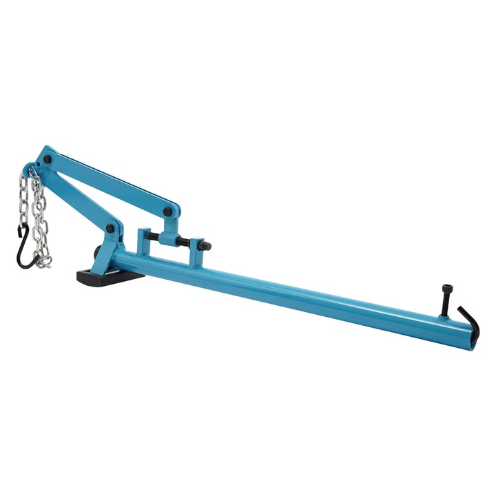 Levier suspensie, albastru marin, otel carbon, inaltime prindere 65-265 mm, lant reglabil 0-58 cm