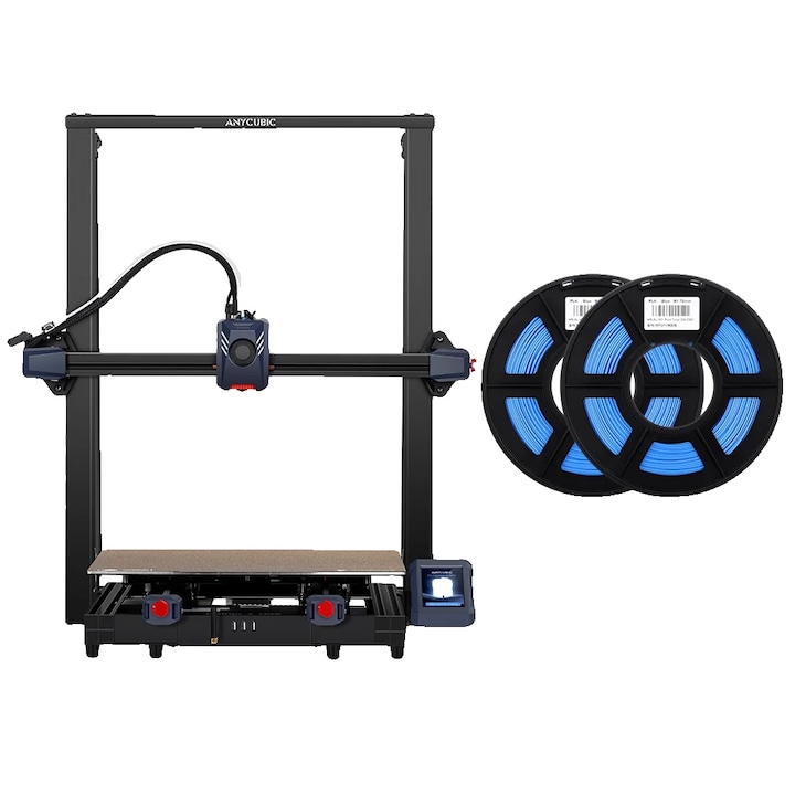 K2M 3D принтер, максимална скорост 500 mm/s, максимален размер на печат 420x420x500 mm, комплект с 2 kg PLA