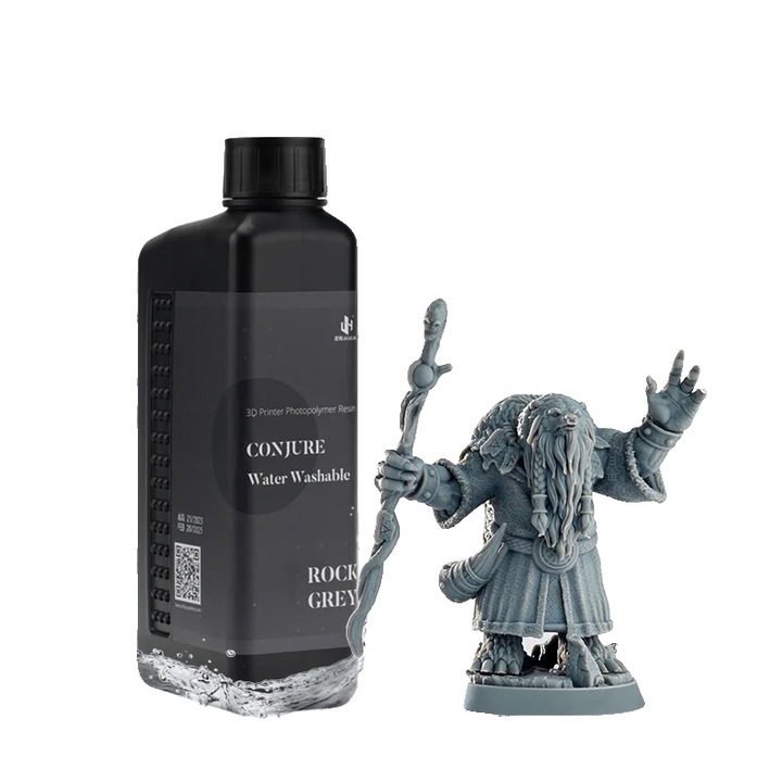 Rasina 3D lavabila cu apa, gri stanca, 1kg, set de consumabile