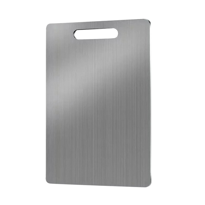 Tocator dublu fata inox 304, 30x45cm, gauri agatare