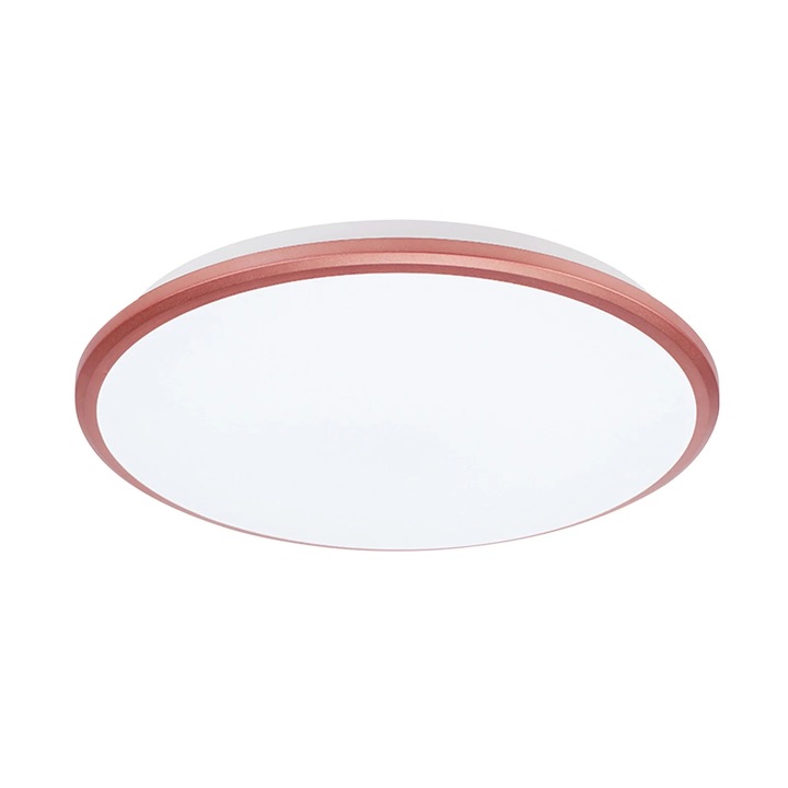 Lumina LED plafon, rotunda, subtire, alb cald, 23x5cm