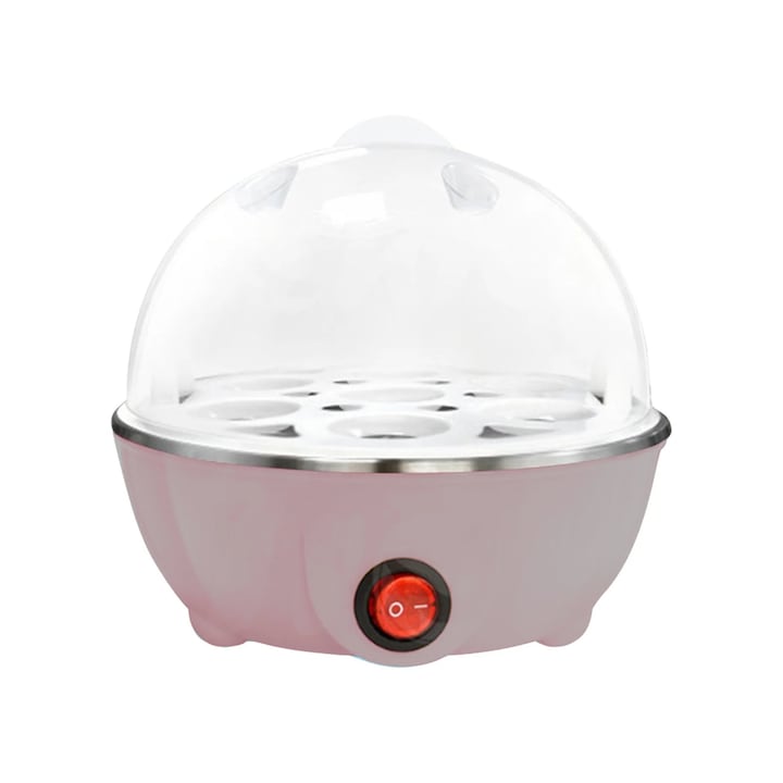 Aparat de gatit oua YANYXR multifunctional roz 16.5x16.5x17cm