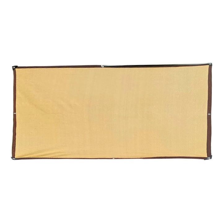 YANYXR napvitorla, téglalap alakú, bézs, 3.28x9.84ft