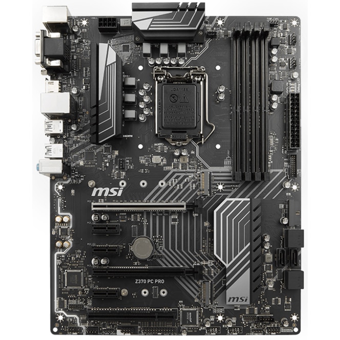 MSI　Z370 PC PRO　LGA1151 Placa de baza MSI Z370 PC PRO, Socket LGA1151, Intel® Coffee
