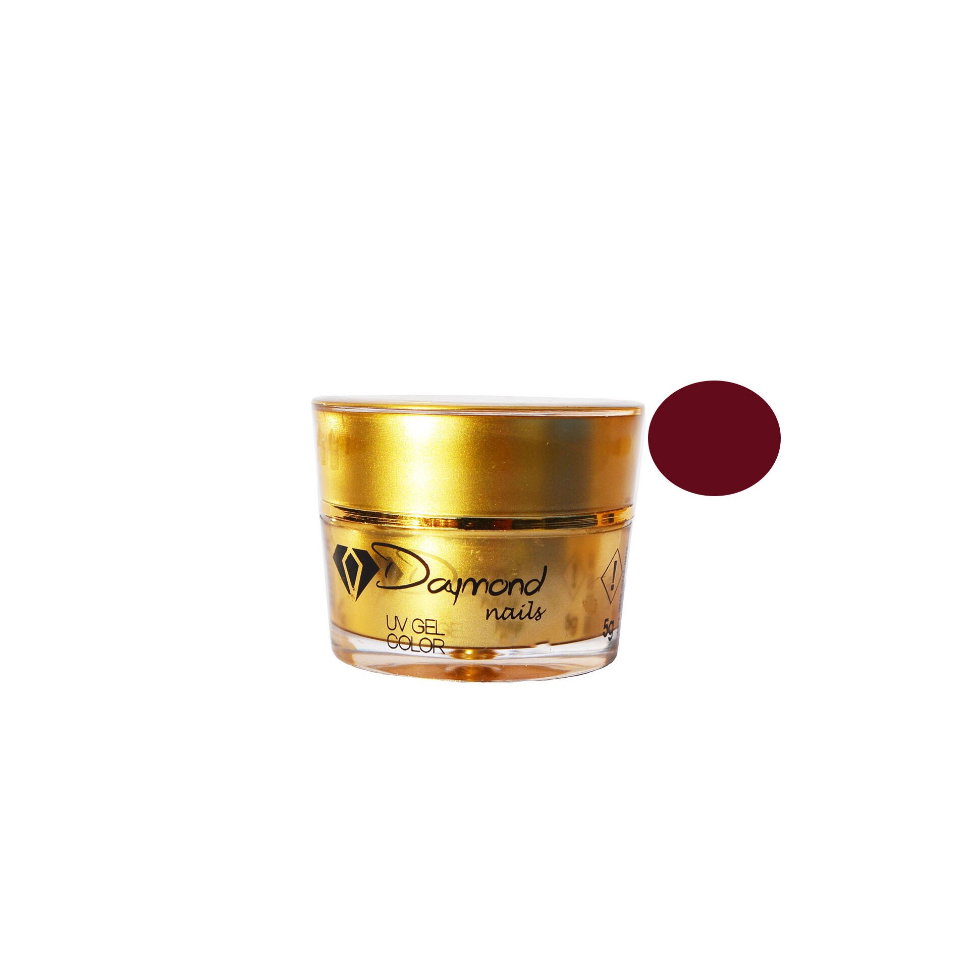 Gel uv Color Daymond Nails 37 Marsala