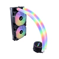 Cooler Procesor 1stPlayer® MOTHRA MT 240 INFINITE SPACE aRGB, Black, compatibil AMD/Intel