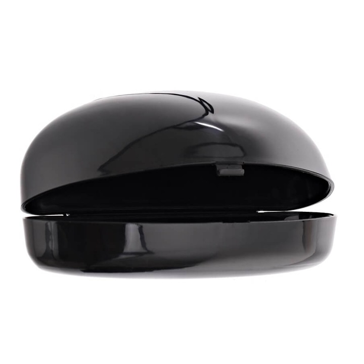 Etui pentru ochelari Stylion, plastic, negru, 15,5x7,1x4,8cm