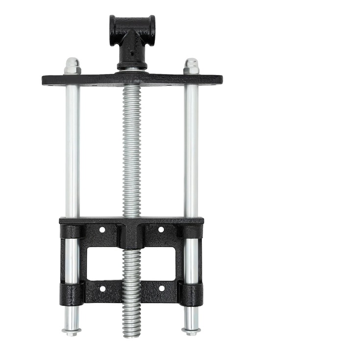 Menghina de lemn, Fier, 35x22cm, Negru/Argintiu