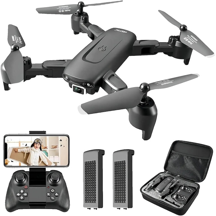 RC Quadcopter Drone, въздушна фотография, контролиран от приложение, 200 м разстояние, 0,445 кг