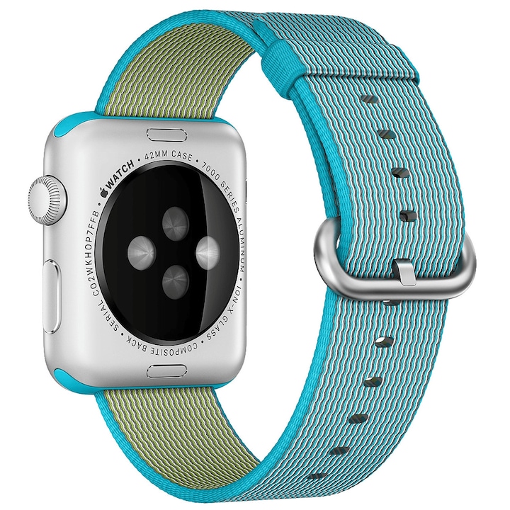 ΠΠ°ΠΈΡΠΊΠ° iUni Π·Π° Apple Watch 42 mm, Woven Strap, Nylon, Electric Blue