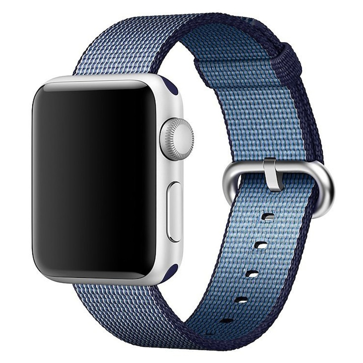 ΠΠ°ΠΈΡΠΊΠ° iUni Π·Π° Apple Watch 38 ΠΌΠΌ, Woven Strap, Nylon, Midnight Blue