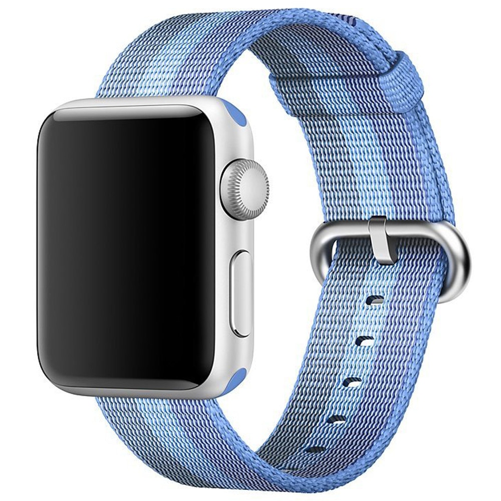 Curea iUni pentru Apple Watch 42 mm, Woven Strap, Nylon, Blue