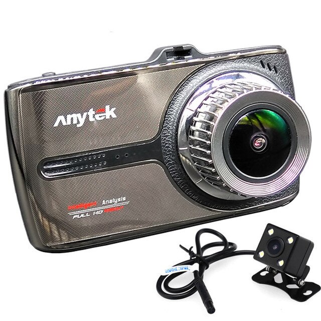 Camera auto DVR iUni Dash 66G, Touchscreen, Display IPS, Dual Cam, Full HD, WDR, 170 grade, by Anytek