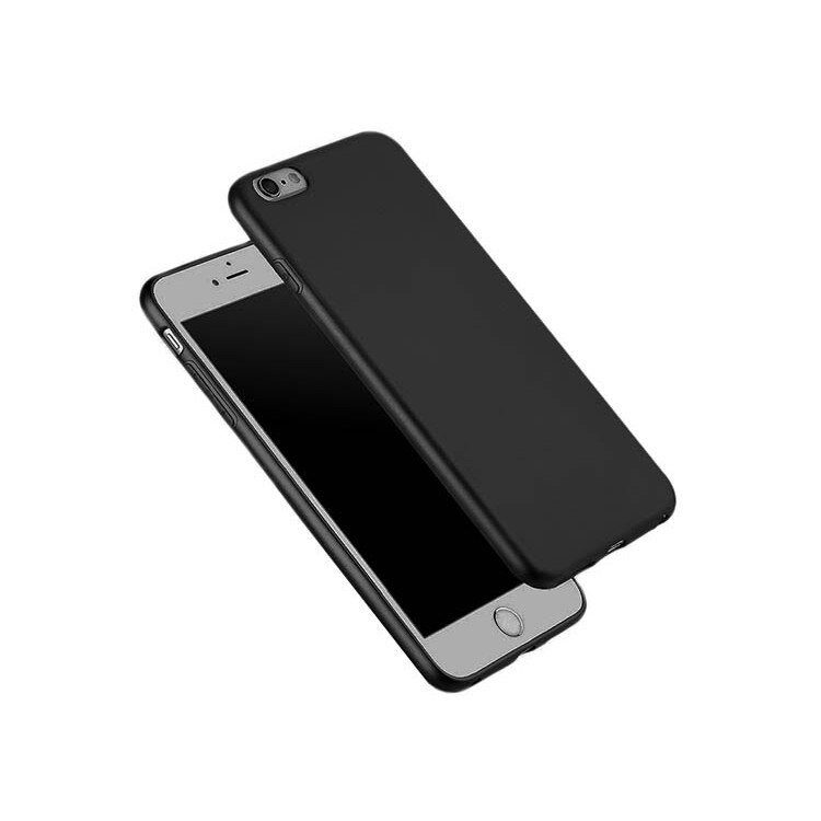 Husa din silicon, Apple iPhone 7 Plus, Negru