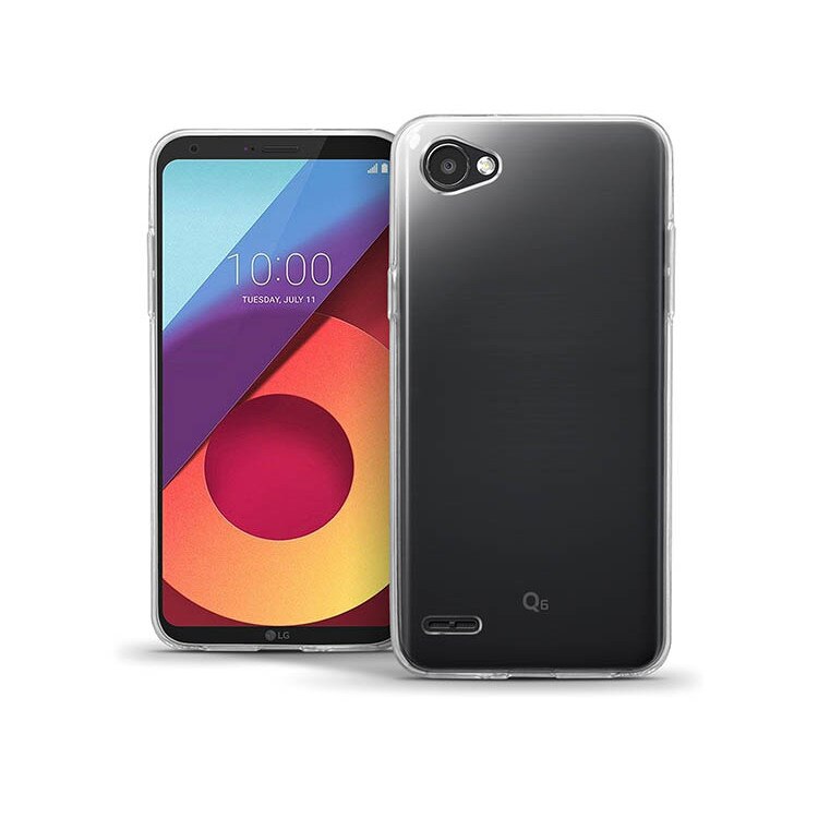 Husa protectie slim, LG Q6, Silicon Transparent