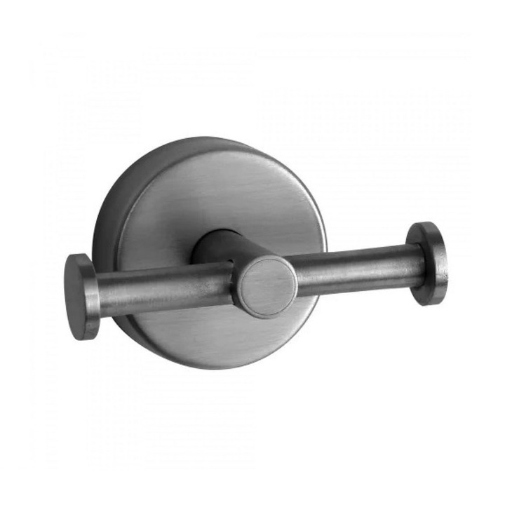 Suport pentru prosoape Kapitan Moderno, Drept, Dublu, Satin