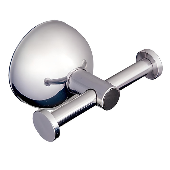 Закачалка за кърпи Kapitan Classico, Права, Двойна, Хром