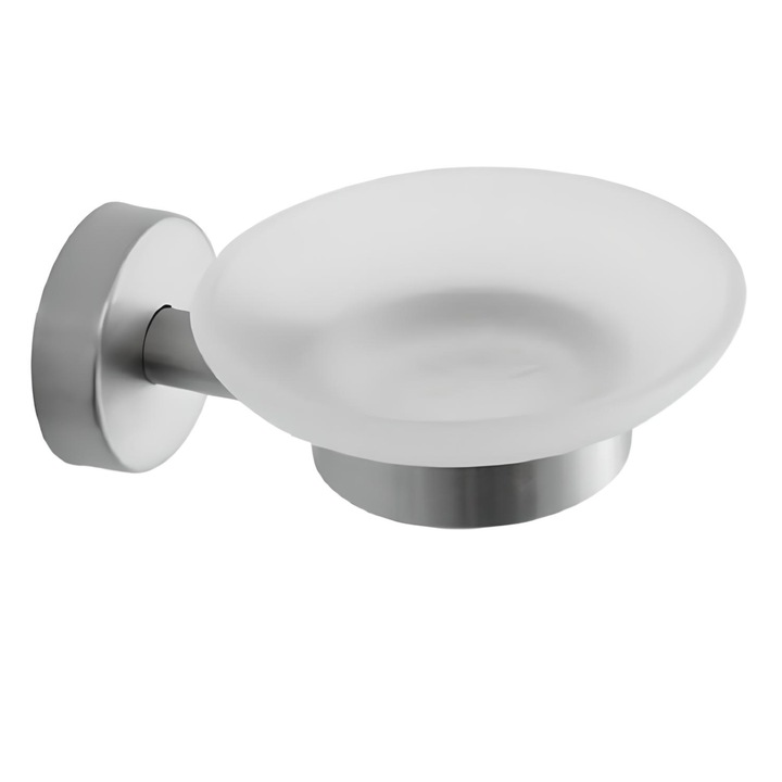 Szappantartó Kapitan Uno, Üveg és rozsdamentes acél, Szatén