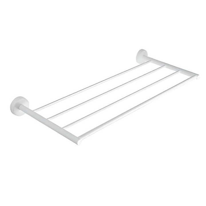 Törölközőtartó Kapitan I, 50 cm, Matt fehér