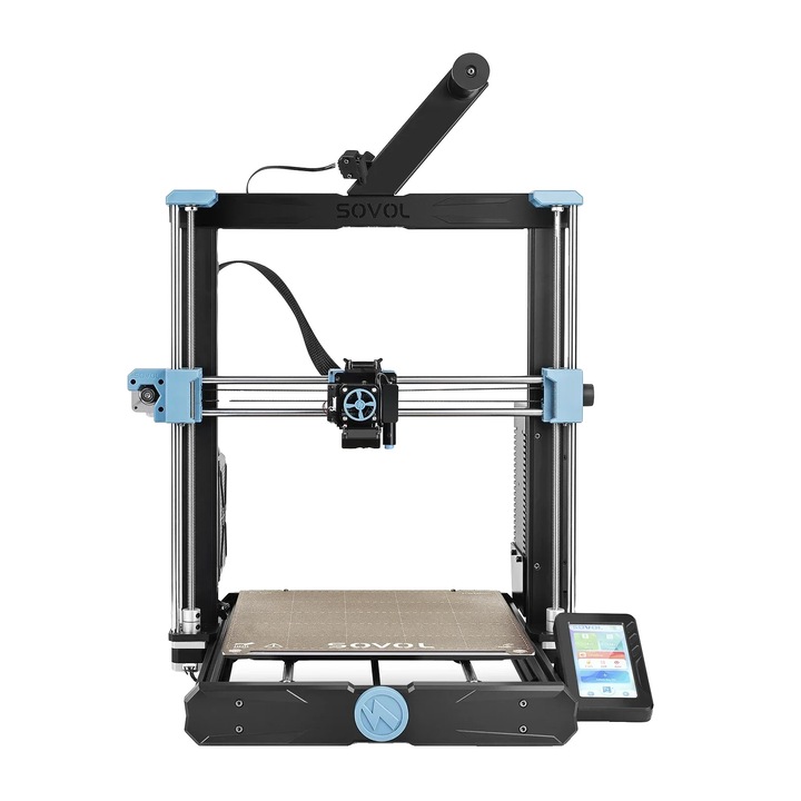 3D принтер SV06 Plus, максимална скорост 150 mm/s, точност 0,1 mm, съвместимост с нишки, комплект