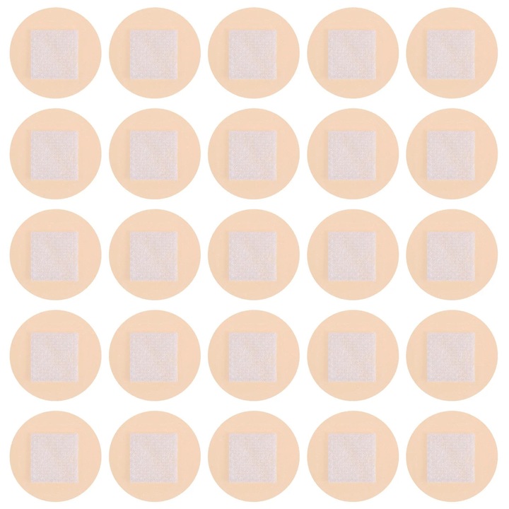 Set 100 bandaje adezive, protectie pentru rani, culoare pielii, 2x2cm