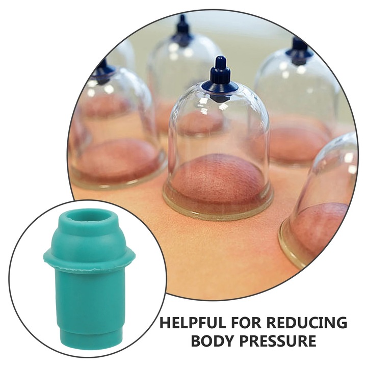 Комплект от 10 конектора за вендузната помпа, зелени, 3x2x2см