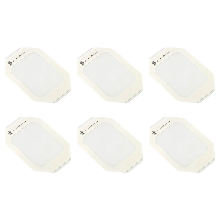 Plasturi transparenti, 10 bucati, 12x10x0.2cm, pentru protectia ranilor