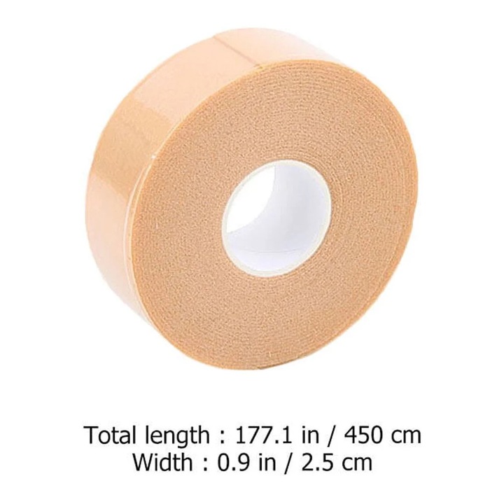 Banda de protectie pentru basici, culoare pielii, dimensiune 450x2.5cm, set de 6 role