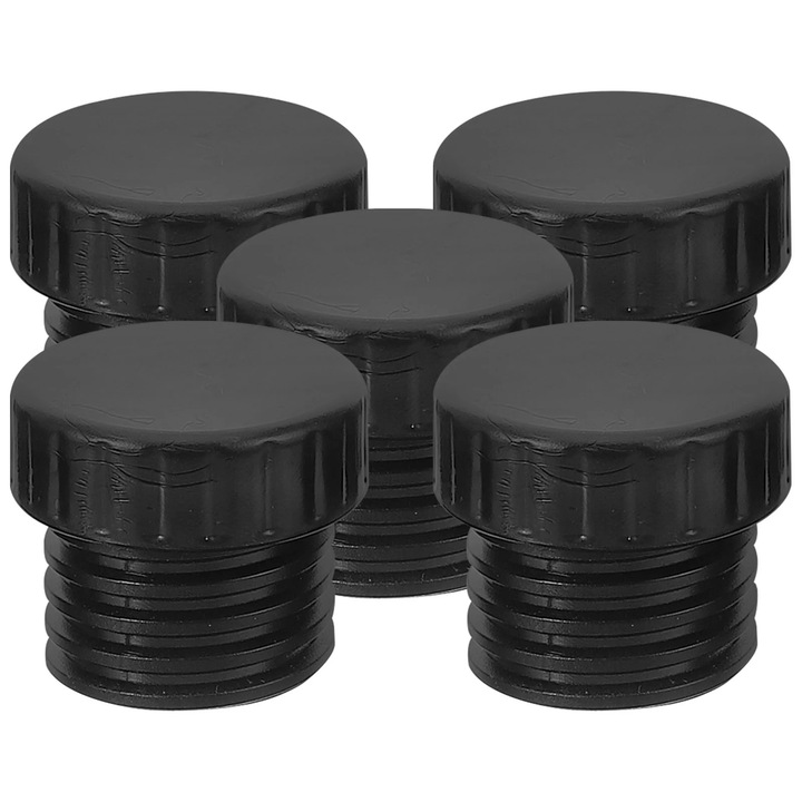 Capace de siguranta pentru socluri de bec ZYBLSSBB LSM2xh1830-BCS0138377, din plastic, montaj universal pentru socluri incastrate si standard, rezistente la intemperii, negru, 3 x 3 x 2.6 cm
