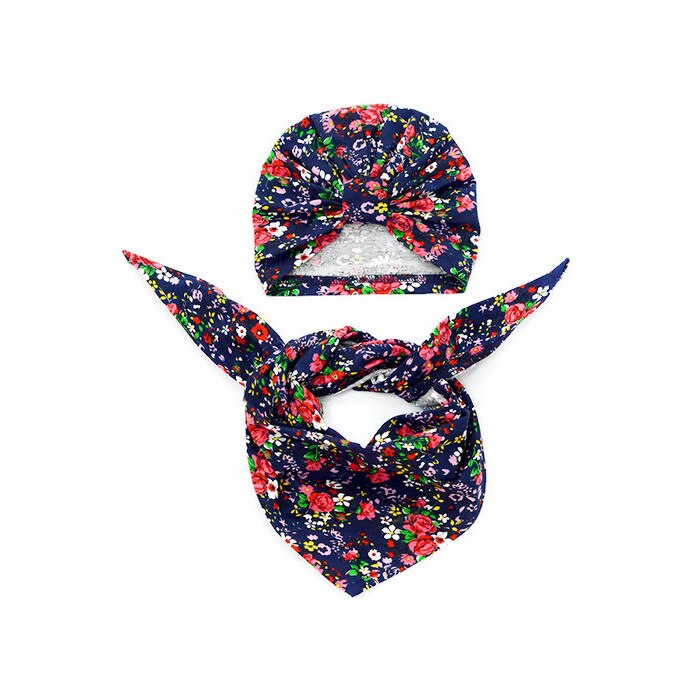 Turban si esarfa pentru fete de 9-12 luni +