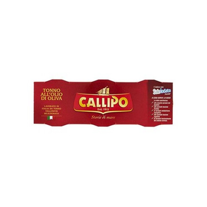 CALLIPO ton in ulei de maslina 70GRX3 210 GR